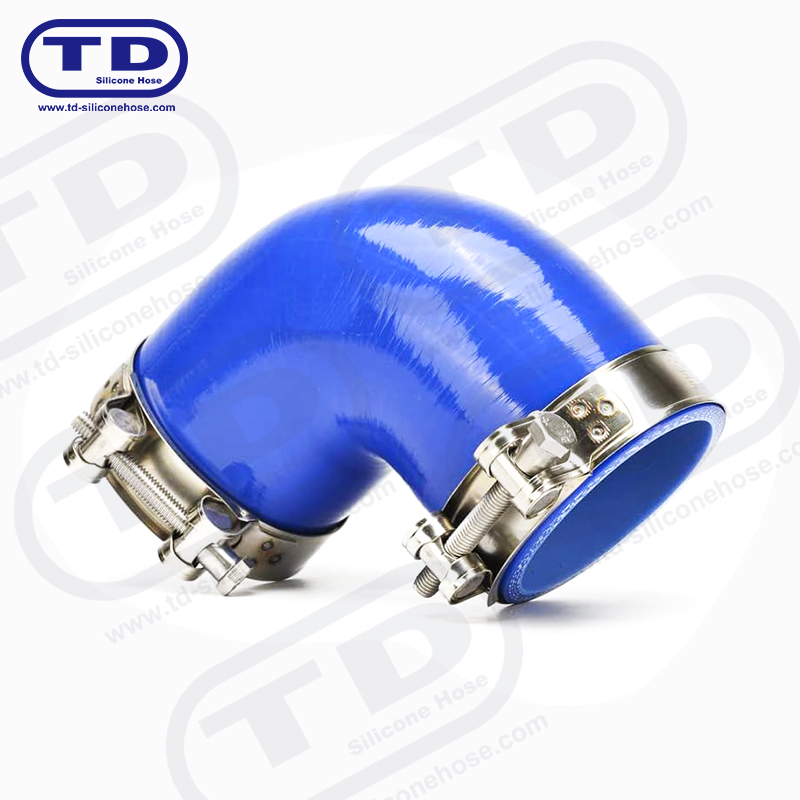 Silikon 90 ° armbågsslang