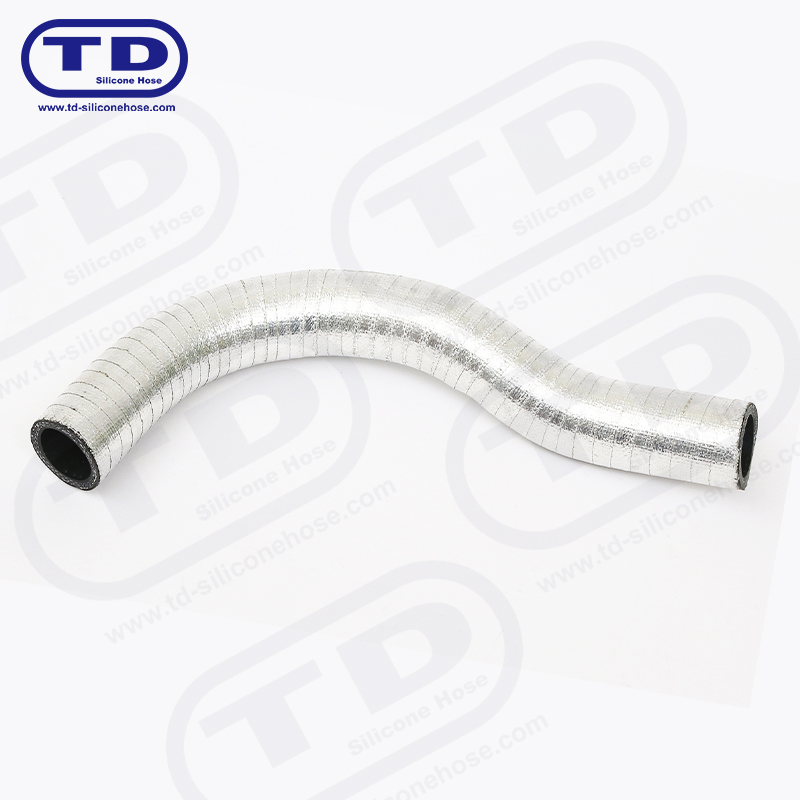 Aluminiumlindad silikonslang