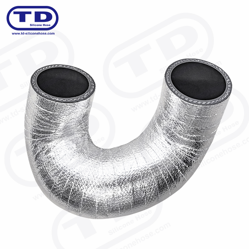Aluminiumlindad silikonslang