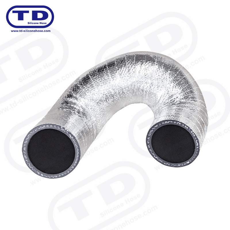 Aluminiumlindad silikonslang