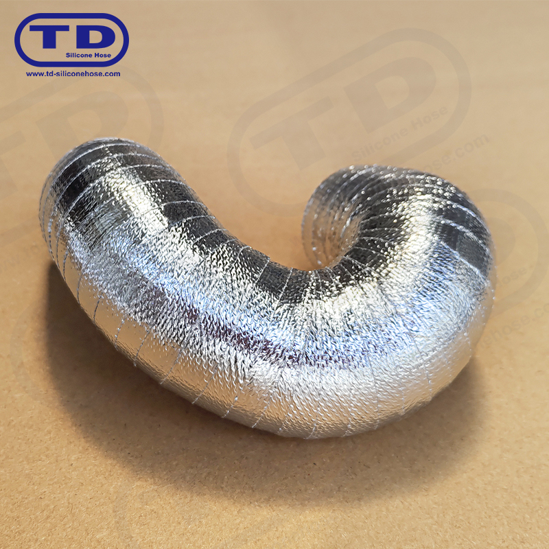 Aluminiumlindad silikonslang