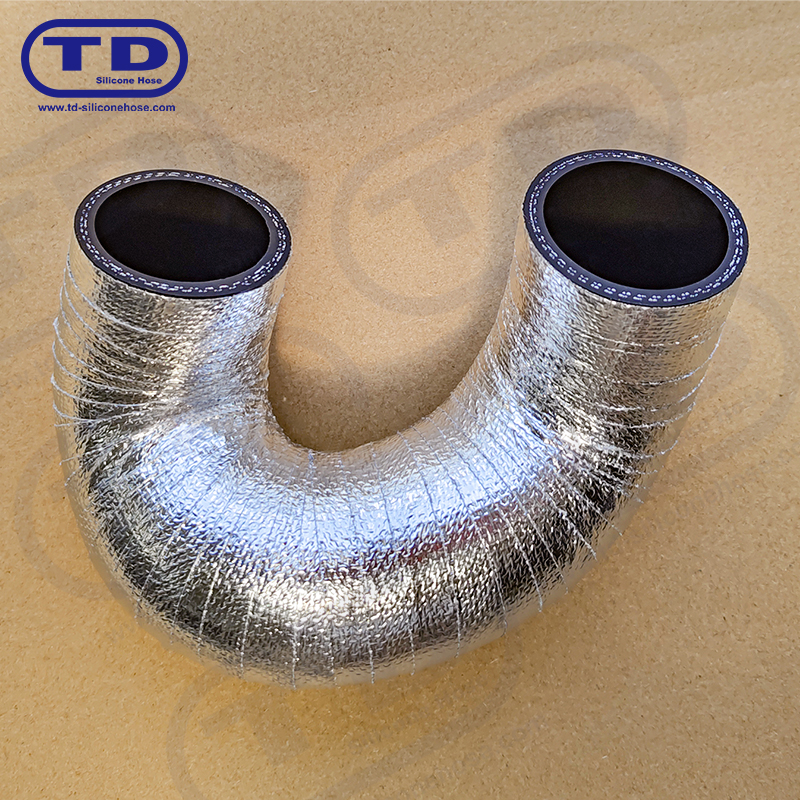 Aluminiumlindad silikonslang